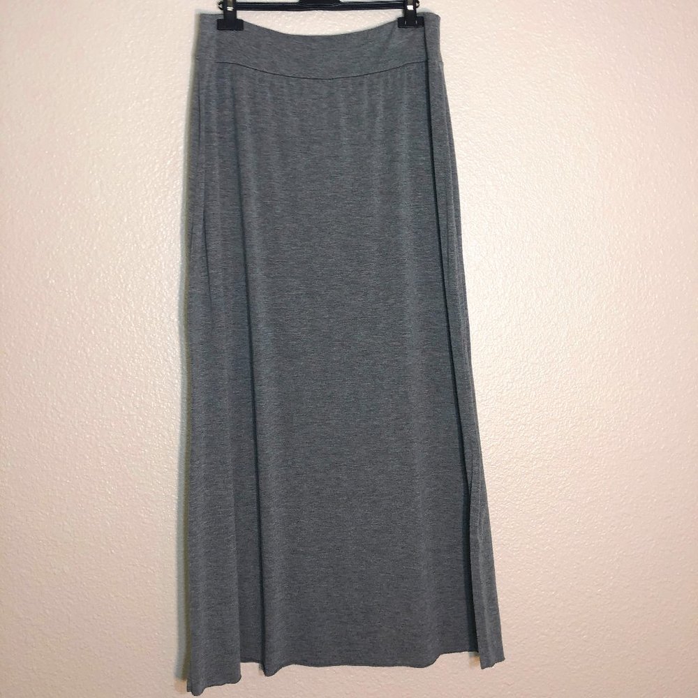 Faded Glory Gray Long Skirt